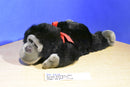 Animal Adventure Gorilla With Red Bow 1999 Beanbag Plush