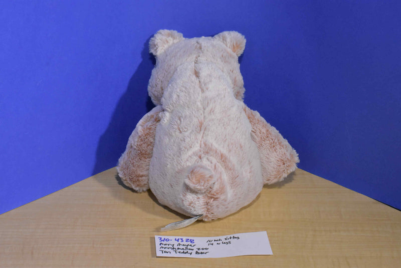 Mary Meyer Marshmallow Zoo Tan Teddy Bear Beanbag Plush