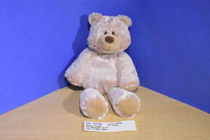 Mary Meyer Marshmallow Zoo Tan Teddy Bear Beanbag Plush