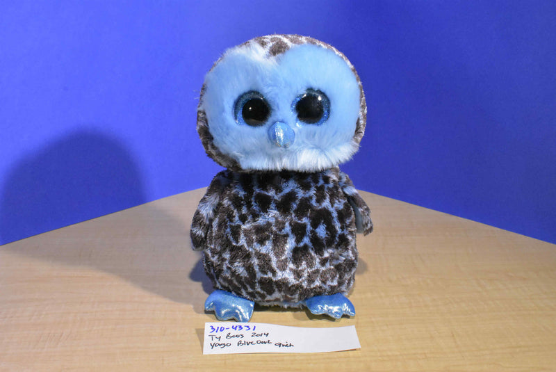 Ty Beanie Boos Yago Owl 2014 Beanbag Plush