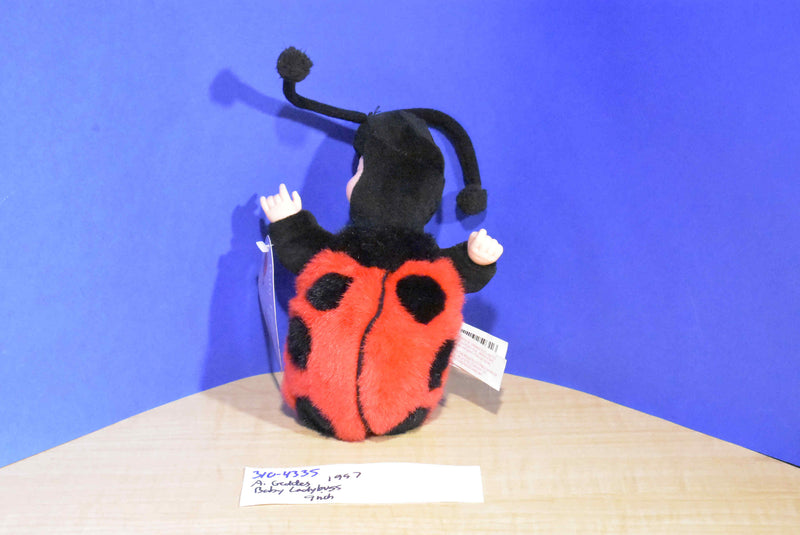 Anne Geddes Ladybug Baby 1997 Beanbag Plush