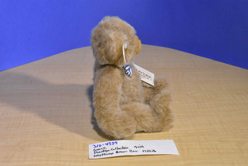 Ganz Heritage Winthrop Brown Bear Beanbag Plush