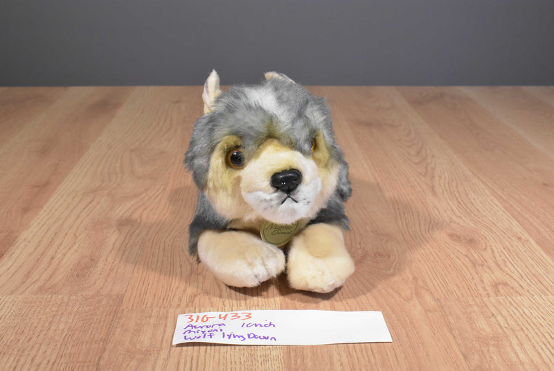 Aurora Miyoni Grey Wolf 2015 Beanbag Plush