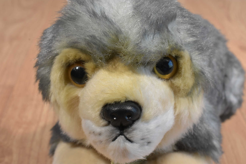 Aurora Miyoni Grey Wolf 2015 Beanbag Plush