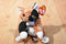 Ty Beanie Buddy 1998 and Babies 1996 Chip Calico Cat Beanbag Plush