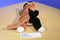 Ty Beanie Buddy 1998 and Babies 1996 Chip Calico Cat Beanbag Plush