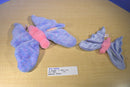 Ty Beanie Buddy 2000 and Baby 1999 Flitter Butterfly Beanbag Plushes