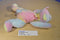 Ty Pillow Pals Sherbet Pastel Rainbow Bear 1998 Plush