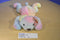 Ty Pillow Pals Sherbet Pastel Rainbow Bear 1998 Plush