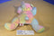 Ty Pillow Pals Sherbet Pastel Rainbow Bear 1998 Plush