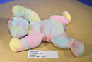Ty Pillow Pals Sherbet Pastel Rainbow Bear 1998 Plush