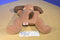 Ty Pillow Pals Woof the Brown Dog 1994 Plush