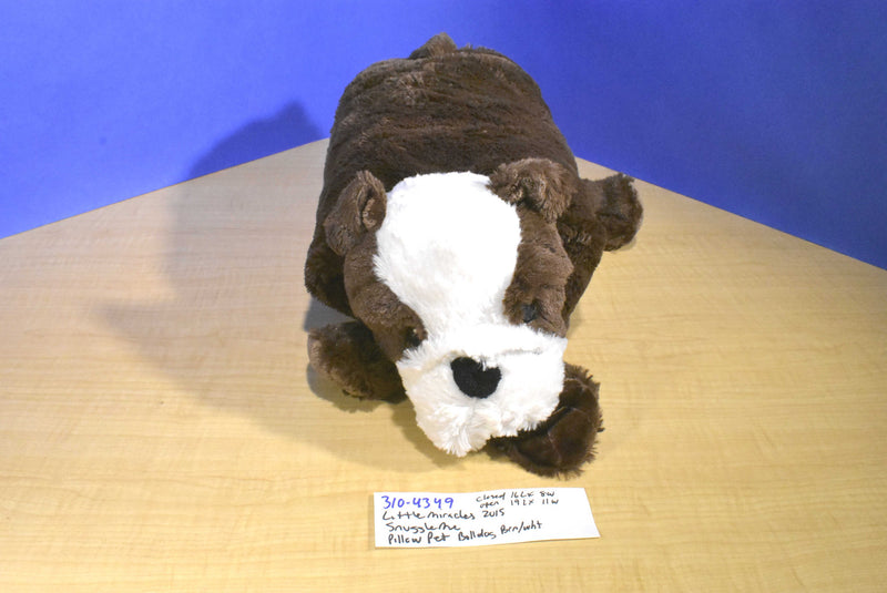 Little Miracles Snuggle Me Bulldog 2015 Pillow Plush