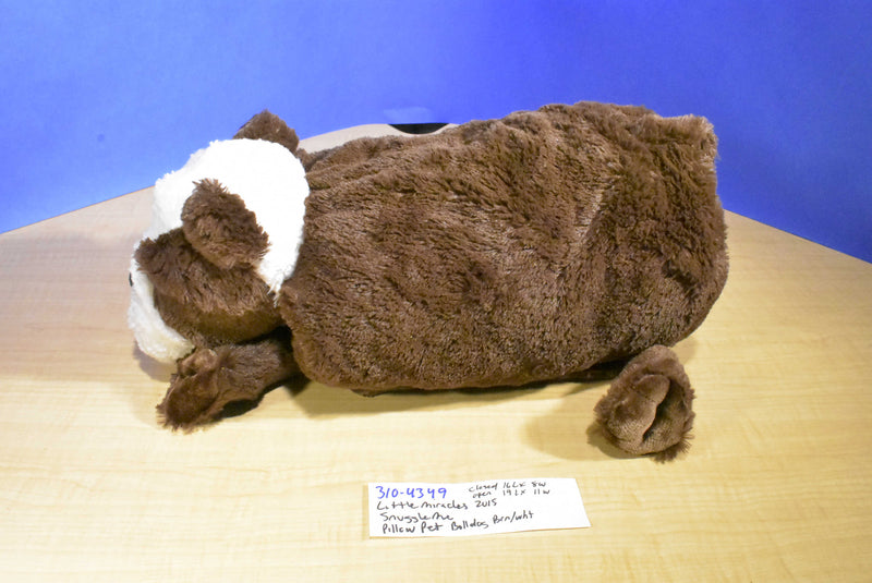 Little Miracles Snuggle Me Bulldog 2015 Pillow Plush