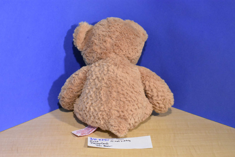 Russ Honeycomb Tan Teddy Bear Beanbag Plush