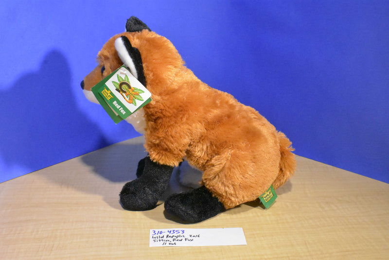 Wild Republic Cuddlekins Red Fox 2016 Beanbag Plush