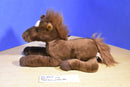 Aurora Flopsies Outlaw Brown Horse Beanbag Plush