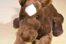 Aurora Flopsies Outlaw Brown Horse Beanbag Plush