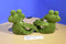 Hugging Green Frogs Plushes