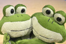 Hugging Green Frogs Plushes