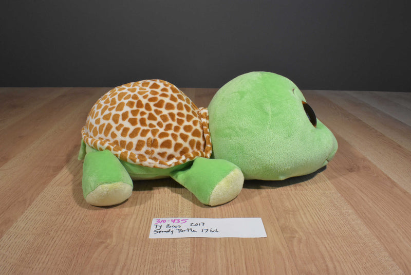 Ty Boos Sandy the Sea Turtle 2013 Beanbag Plush