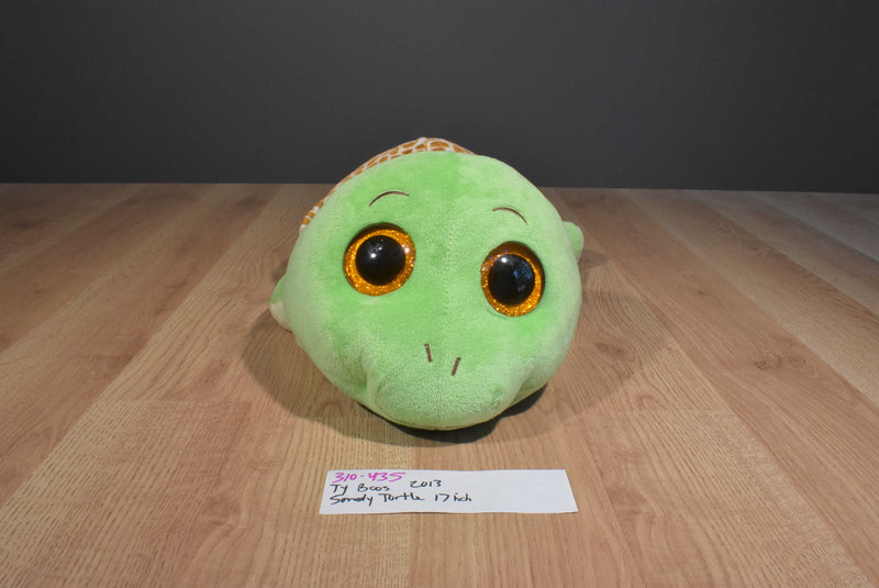 Ty Beanie Boos Sandy the Sea Turtle 2013 Beanbag Plush