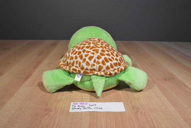 Ty Beanie Boos Sandy the Sea Turtle 2013 Beanbag Plush