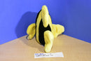 Ty Beanies Buddies Bubbles Black and Yellow Angel Fish Beanbag Plush