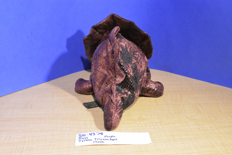 Russ Tyrone the Triceratops Dinosaur Beanbag Plush