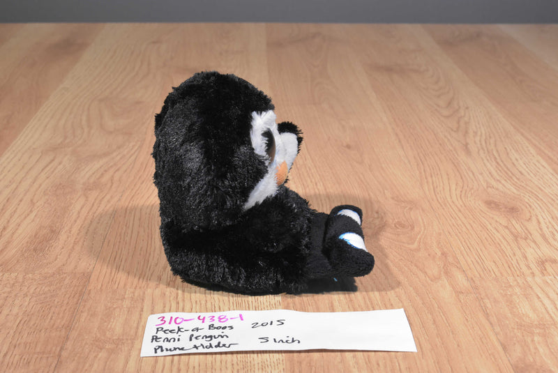 Ty Peek-A-Boo Penni Penguin 2015 Beanbag Plush Phone Holder