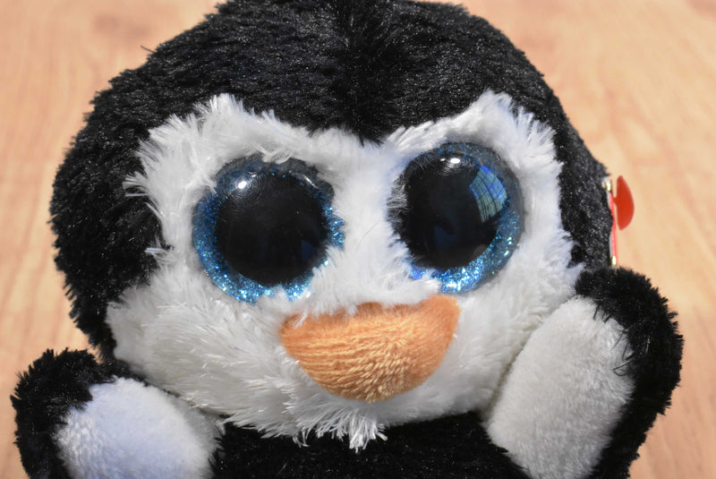 Ty Peek-A-Boo Penni Penguin 2015 Beanbag Plush Phone Holder