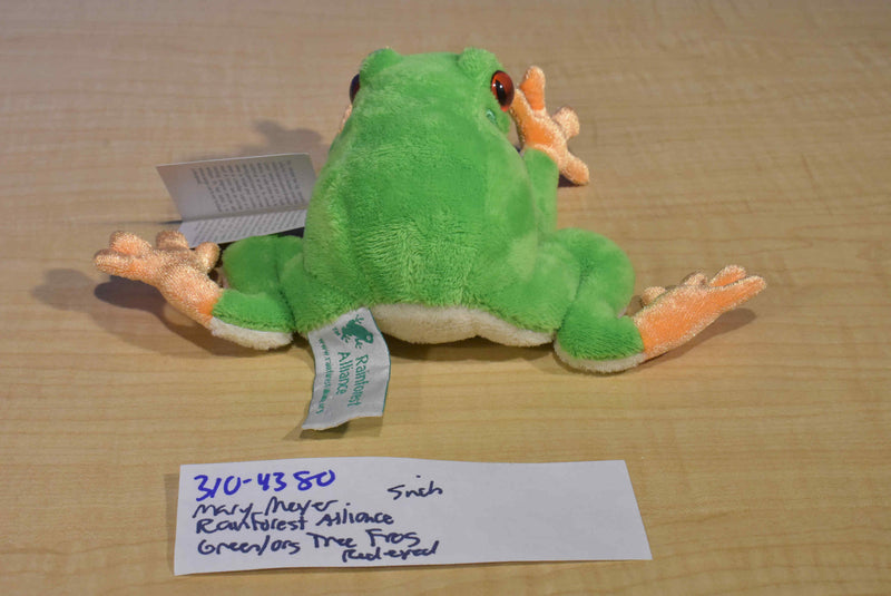 Mary Meyer Rainforest Alliance Green Tree Frog Plush