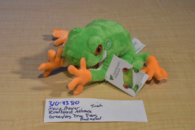 Mary Meyer Rainforest Alliance Green Tree Frog Plush