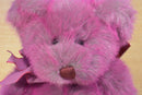 Russ Luv'ums Hot Pink Teddy Bear Beanbag Plush