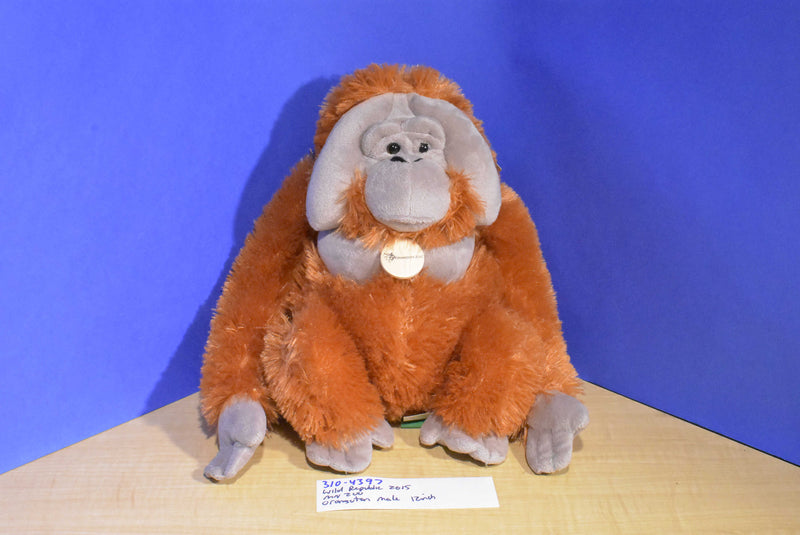 Wild Republic Male Orangutan 2015 Beanbag Plush