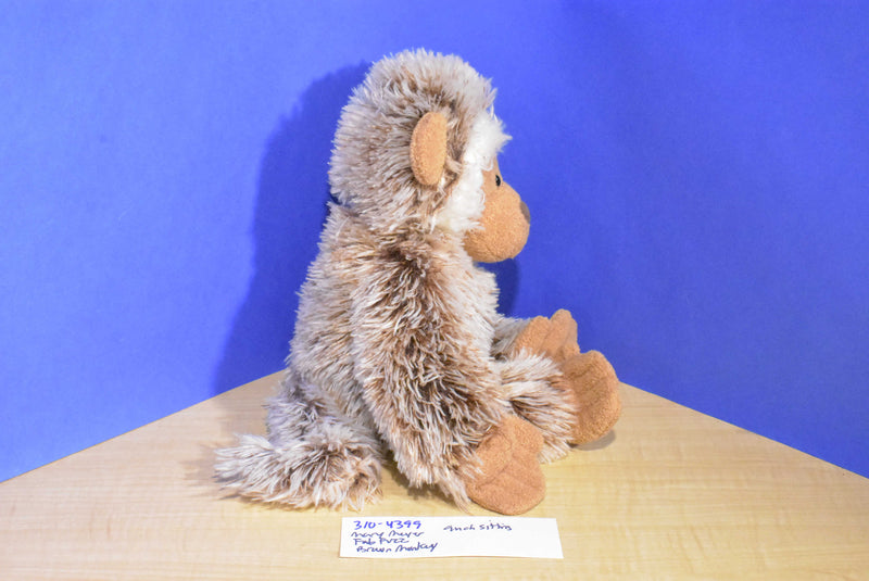 Mary Meyer Fabfuzz Brown Monkey Beanbag Plush