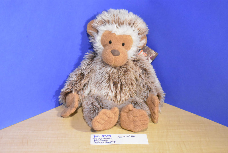 Mary Meyer Fabfuzz Brown Monkey Beanbag Plush