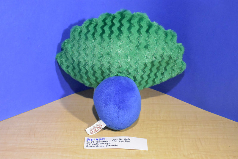 Soft Buddies Friends Forever Blue and Green Peacock Plush