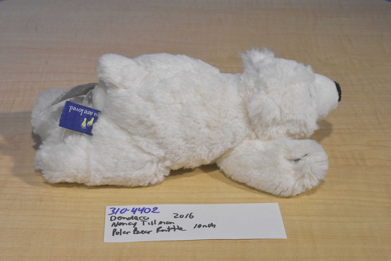 Demdaco The Nancy Tillman Collection Polar Bear Rattle Plush