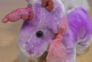 Dan Dee Purple Unicorn Beanbag Plush