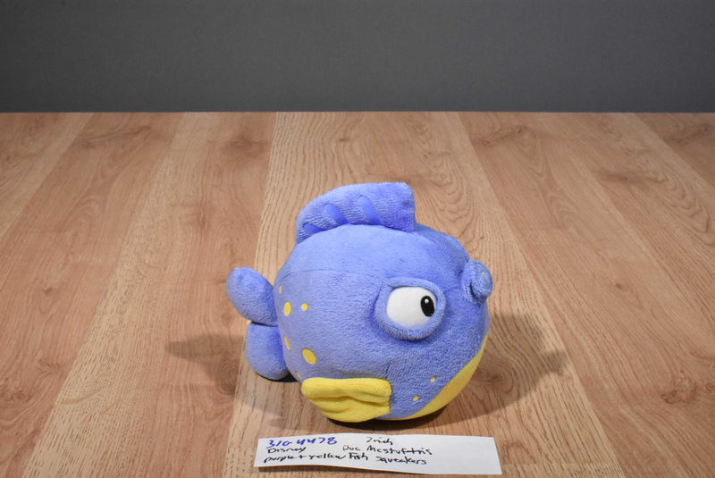 Just Play Disney Doc Mcstuffins Blue Fish Squeakers Plush