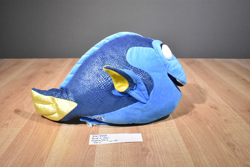 Build-a-Bear Disney "Finding Dory" Dory the Blue and Yellow Tang Fish 2016 Beanbag Plush