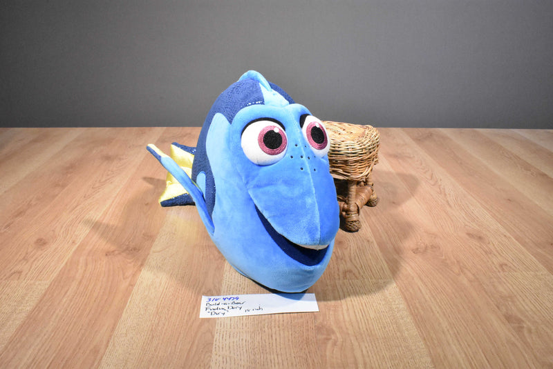 Build-a-Bear Disney "Finding Dory" Dory the Blue and Yellow Tang Fish 2016 Beanbag Plush
