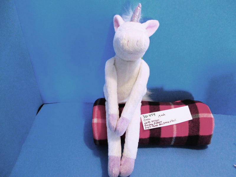 Circo White Pastel Purple and Blue Unicorn 2015 Plush
