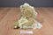 Handmade Tan Teddy Bear Yellow Lace Dress Roses Beanbag Plush