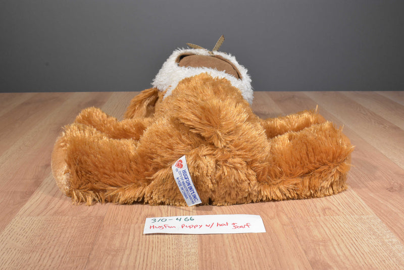 Hugfun Graham Brown Puppy Bomber Hat 2006 Beanbag Plush