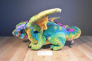 Melissa & Doug Green and Orange Dragon Plush