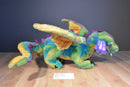 Melissa & Doug Green and Orange Dragon Plush