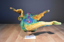 Melissa & Doug Green and Orange Dragon Plush