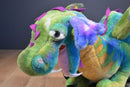 Melissa & Doug Green and Orange Dragon Plush